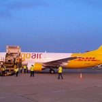 Avion za transport DHL-ovog materijala