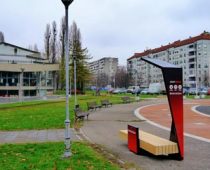 Unikredit banka poklonila Pametnu klupu stanovnicima Studentskog grada