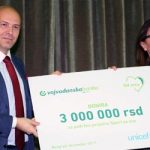 Donacija Vojvođanske banke programu UNICEF-a