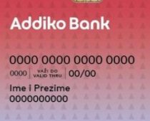 Beskontaktna mirisna kartica Addiko banke