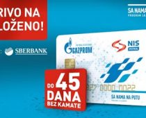 Sberbank i NIS nagrađeni za platnu “Sa nama na putu” karticu
