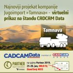 Namenska rešenja, virtuelna realnost u prikazivanju proizvoda i digitalna transformacija u vojnoj industriji na štandu CADCAM Data na Sajmu naoružanja  i vojne opreme u Beogradu