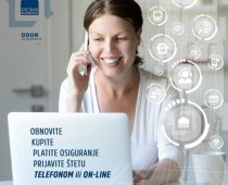 U DDOR osiguranju zaključivanje polisa i prijava štete bez napuštanja stana