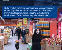 Kompanija Marbo Product i njeni zaposleni pružaju podršku širom Srbije