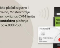 Mastercard propisao novi iznos CVM limita za beskontaktna plaćanja u  Srbiji: do 4.000 dinara bez unošenja PIN-a