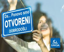 Ponovo zajedno: poslovnice UNIQA osiguranja otvaraju vrata