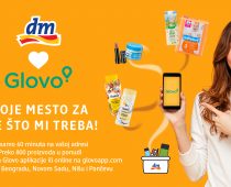 Kompanija dm i Glovo: Od sada proizvodi iz dm-a stižu direktno na vašu adresu