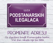 Promenite adresu uz stambeni kredit Komercijalne banke