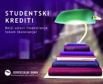 Do diplome uz pomoć studentskih kredita Komercijalna banke
