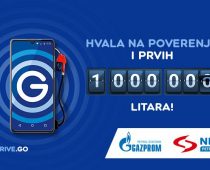 Milion litara goriva uz Drive.Go mobilnu aplikaciju NIS-a