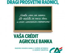 Posebna ponuda Crédit Agricole banke namenjena prosvetnim radnicima