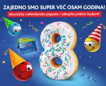 Super Kartica slavi 8. rođendan sa vama!