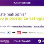 NLB i Komercijalna banka: Konkurs Okvir podrške otvoren još tri dana