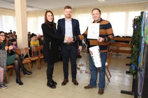 Anja Kisić (CWP), Luka Jovanović (CWP) i Božidar Rajić (OŠ Jovan Jovanović Zmaj)