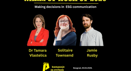 WARM UP HUSH UP 2026: Kako kompanije danas donose odluke o ESG komunikaciji