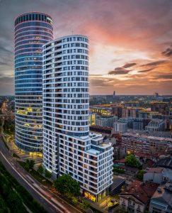 Kompleks AFI Skyline u ulici Kneza Miloša (Foto: Zoran Mesarović)