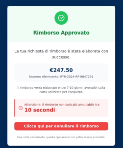 Primer fišing stranice koja imitira irsku avio-kompaniju „Ryanair“